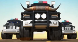 Police monster trucks