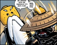 Wu giving Garmadon his hat