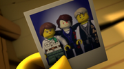 Wu with Misako and Garmadon, sometime before Garmadon's banishment.
