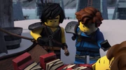 Cole and Jay talking to Kai