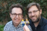 Hagemans with minifigures.jpg (25 KB) Holding their minifigure counterparts