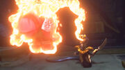 Aspheera stealing Kai's Elemental Power of Fire