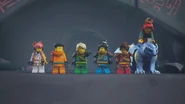 Six of the Ninja of the time and Riyu
