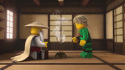 Lloyd asks Wu for help with questing for quests.