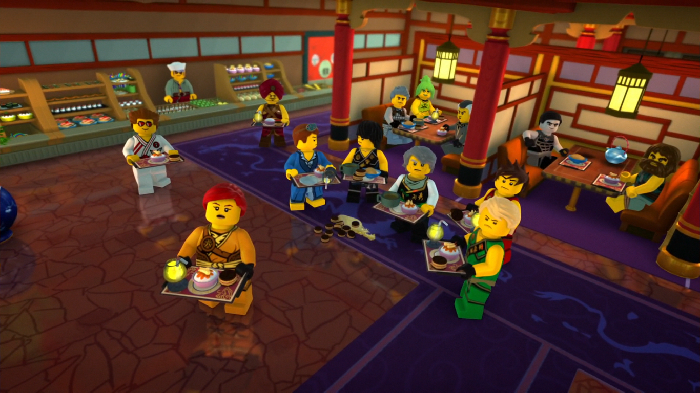 Lego ninjago chen's palace shop
