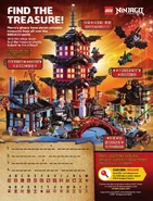 Answers: 1. Blacksmith's Workshop 2. Temple of Airjitzu 3. Smuggler's Market 4. Stone Dragon Bridge