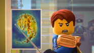 Jay showing a map of Ninjago City