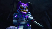 Harumi wearing the Oni Mask of Hatred during "Game of Masks."