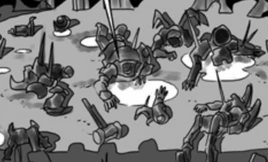 Destroyed Battle Mechs