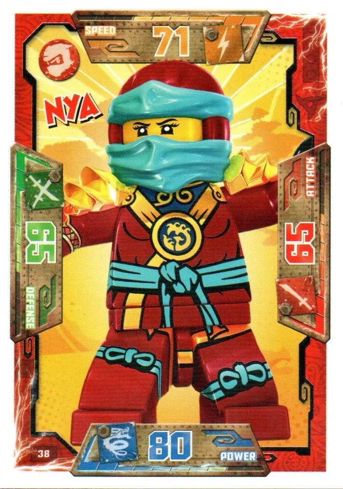 Card 38 - Nya (TCG S1) | Ninjago Wiki | Fandom