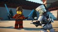 Kai Zane jade princess.png (2.65 MB) Zane using his bow against Kai during training
