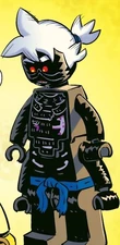 Resurrected Garmadon without his helmet.