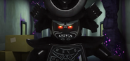 Garmadon walking down the corridors of Borg Tower