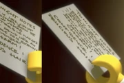 The Announcer's notes