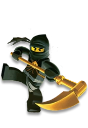 Ninjago preto Clearance