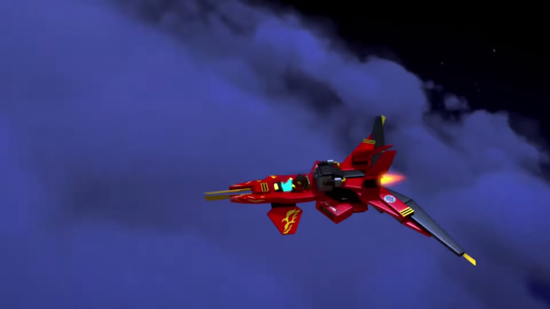 lego ninjago blue plane