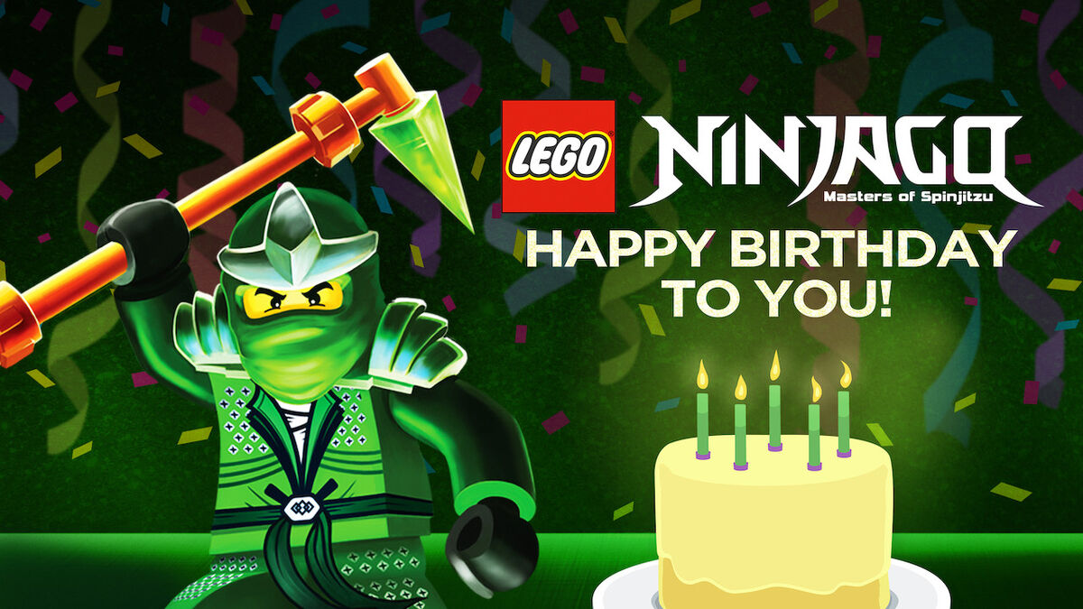 Ninjago happy online birthday banner