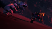 Ras easily defeating Riyu