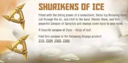 Shurikens of Ice
