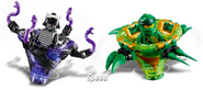 Lloyd and Garmadon's Spinjitzu Tornados