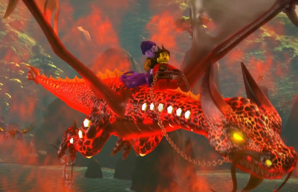 ninjago fire dragon