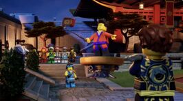 Jay reunited with his friends.