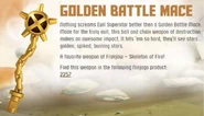 Golden Battle Mace