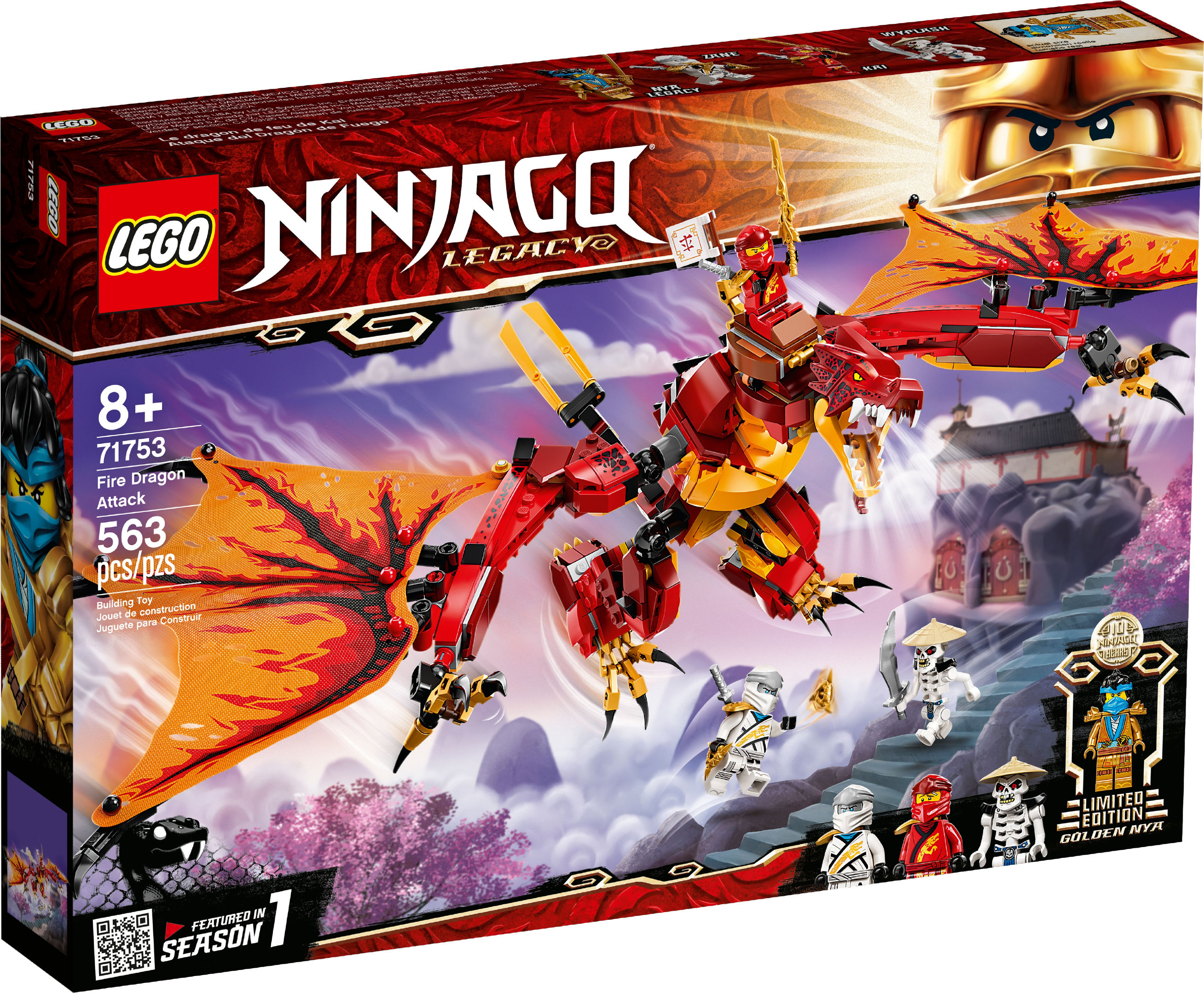 Building Set Lego Ninjago - Lloyd's Dragon Spinjitzu Attack