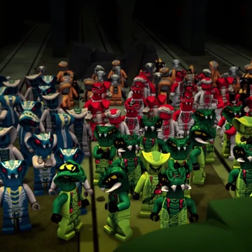 Lego ninjago serpentine characters