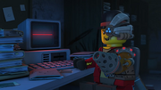 The Mechanic talking to Unagami