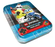 Tin B[6] including five Boosters plus a Ninjago minifigure foil pack and Card LE14 - Jay's Avatar Limited Edition[7]