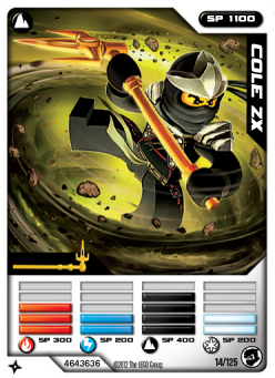 Card 14 - Cole ZX | Ninjago Wiki | Fandom