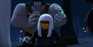 Harumi manages to escape and return to Garmadon