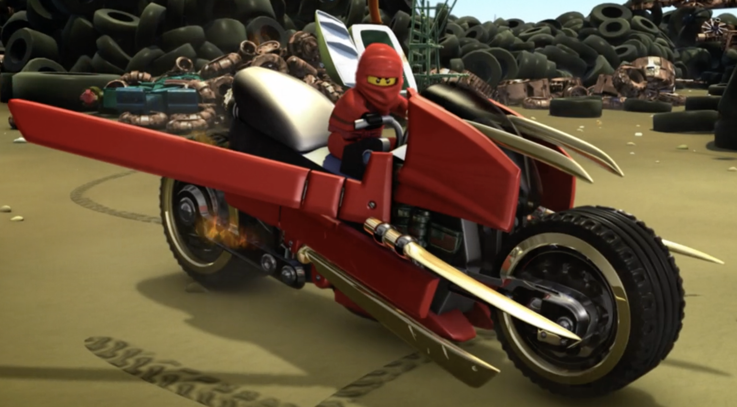 Game Lego Ninjago Kaya Motorcycle Blade Stock Photo 1756780541