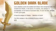 Golden Dark Blade