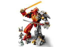 Lego fire stone mech review sales