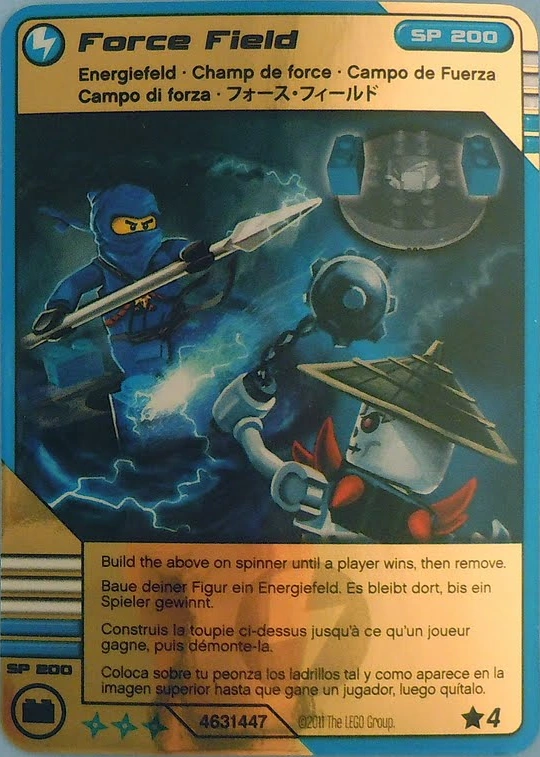Card ☆4 - Force Field | Ninjago Wiki | Fandom