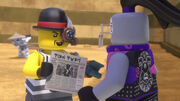The Mechanic tells  that the ninja have disappeared.