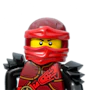Fusion Kai in the Ninjago logo for a Cartoon Network website