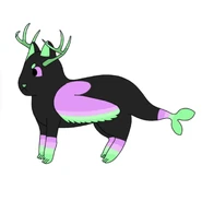 HornedCatMermaid by PrincessMightyFork