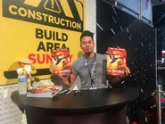 Vincent Tong at his SDCC 2018 booth table with some exclusive prints[9]