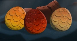Fire dragon eggs
