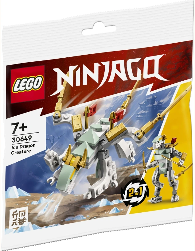 タナゴhh LEGO Instructions | Ninjago | 30649 | Ice Dragon Creature
