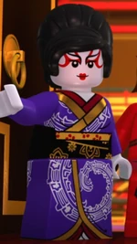 Purple kabuki
