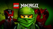 Sneaking up on the Green Ninja in a set commercial