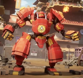 Elemental Fire Mech show