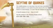 Scythe of Quakes