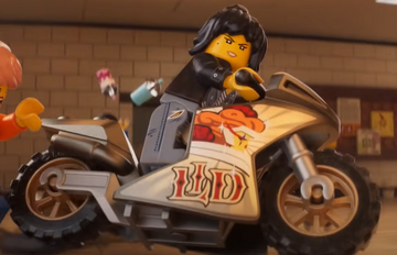 Lego ninjago zane motorbike top
