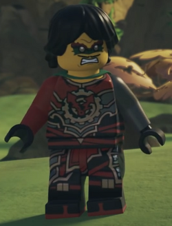 LEGO Ninjago Minifigure - Eyezor / Thug, mohawk, tattoo