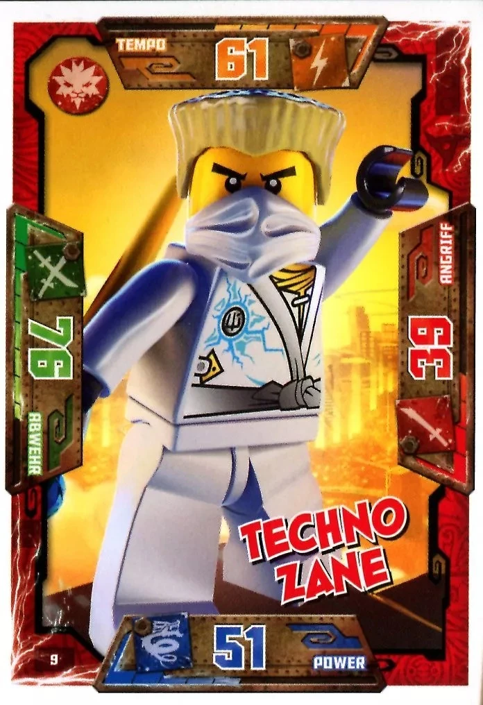 Card 9 - Techno Zane (TCG S1) | Ninjago Wiki | Fandom